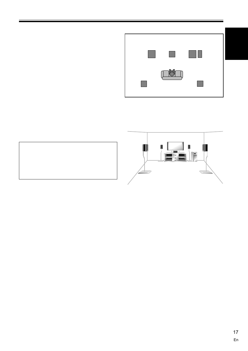 Hints on speaker placement 17, English, Hints on speaker placement | Connecting your equipment | Pioneer VSX-C100-S User Manual | Page 17 / 60
