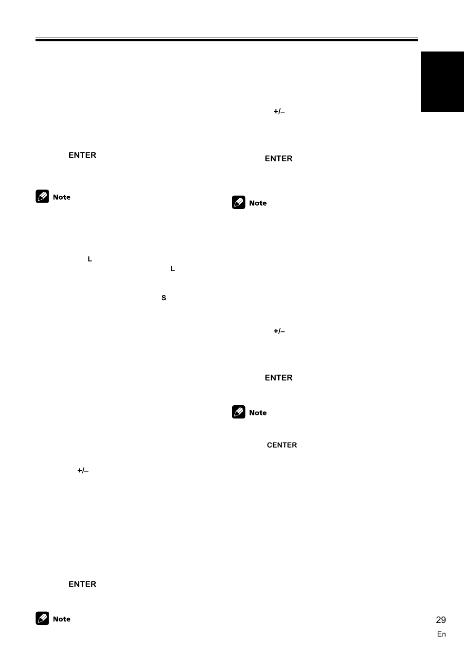 English, Front speakers distance setting, Center speaker distance setting | Pioneer VSX-C100-S User Manual | Page 29 / 60