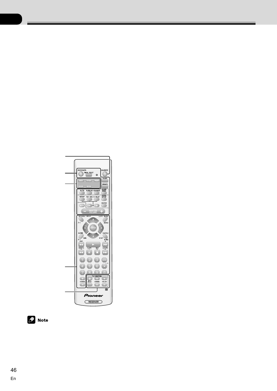 Controlling the rest of your system 46, Changing the remote control mode 46, 09 controlling the rest of your system | Changing the remote control mode, Switching the operation mode of the remote | Pioneer VSX-C100-S User Manual | Page 46 / 60