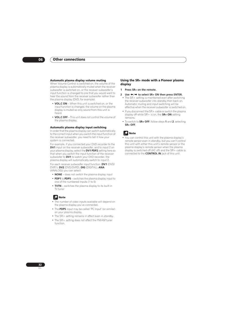 Other connections 06 | Pioneer RCS-656HX User Manual | Page 32 / 156
