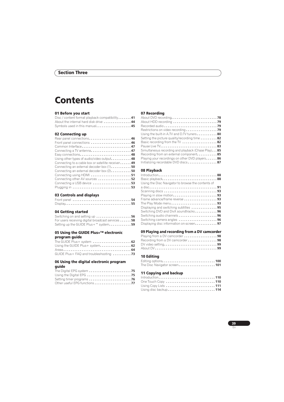 Pioneer RCS-656HX User Manual | Page 39 / 156