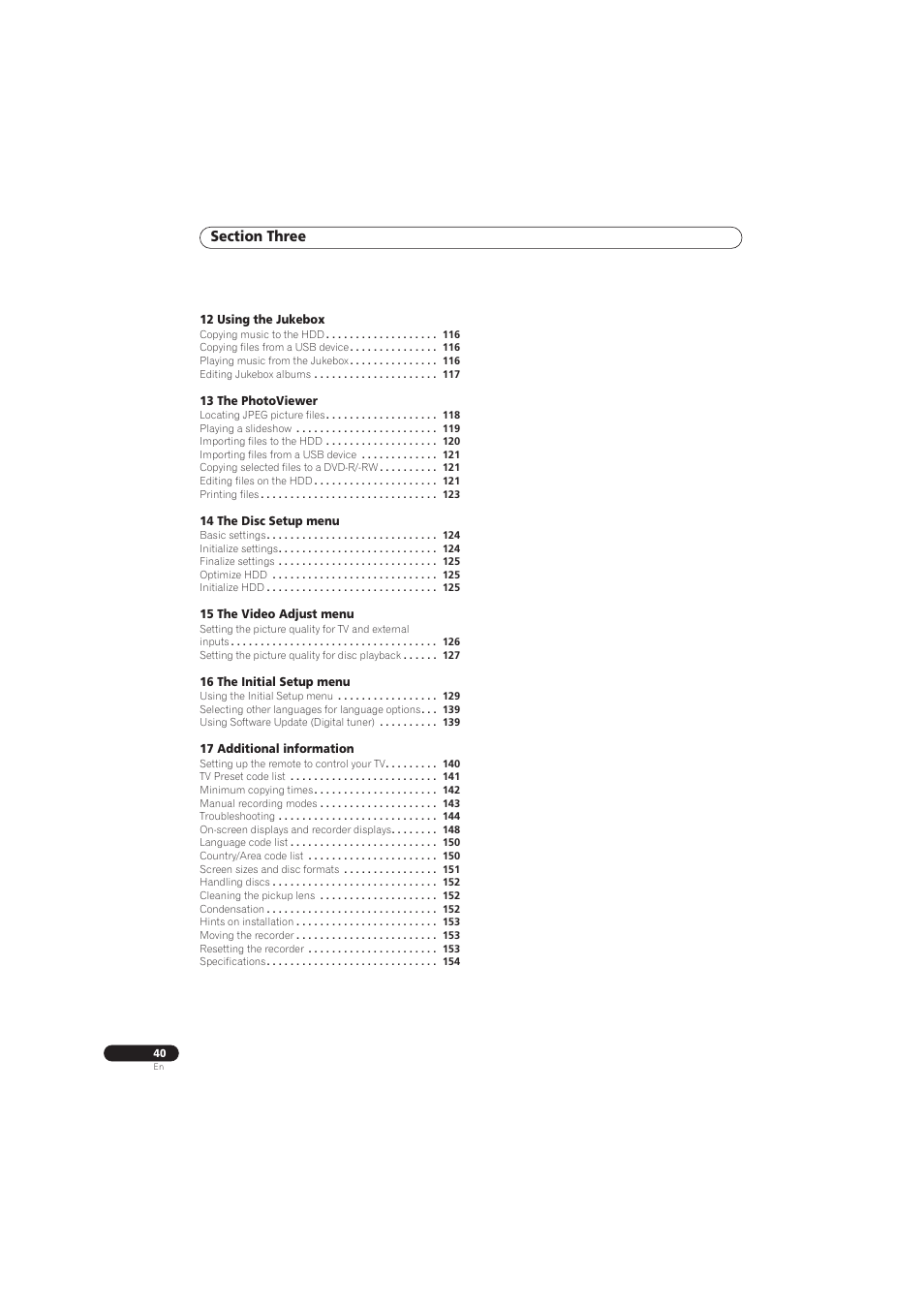 Pioneer RCS-656HX User Manual | Page 40 / 156