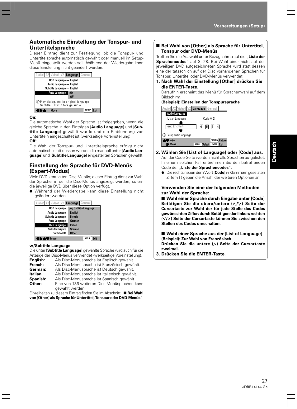 Deutsch | Pioneer DVJ-1000 User Manual | Page 137 / 319