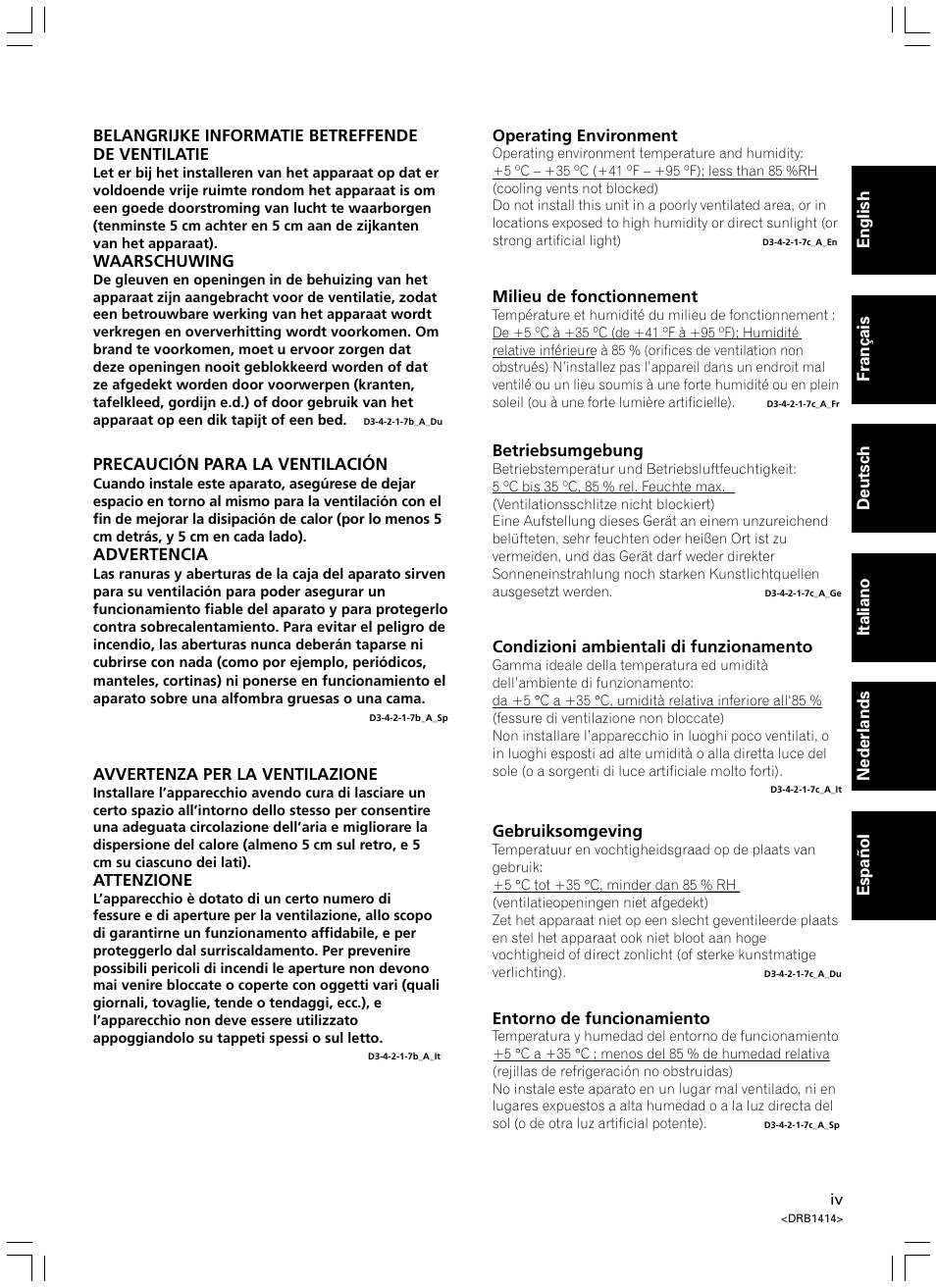 Pioneer DVJ-1000 User Manual | Page 5 / 319