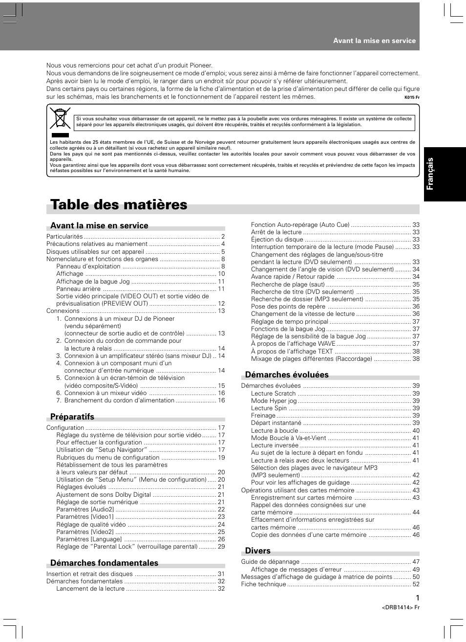 Pioneer DVJ-1000 User Manual | Page 59 / 319