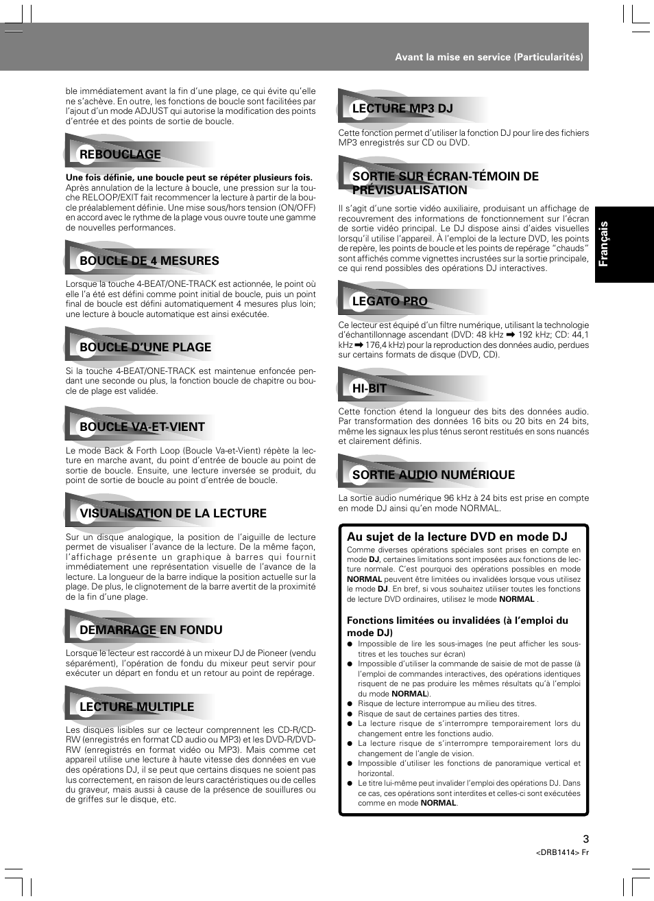 Pioneer DVJ-1000 User Manual | Page 61 / 319