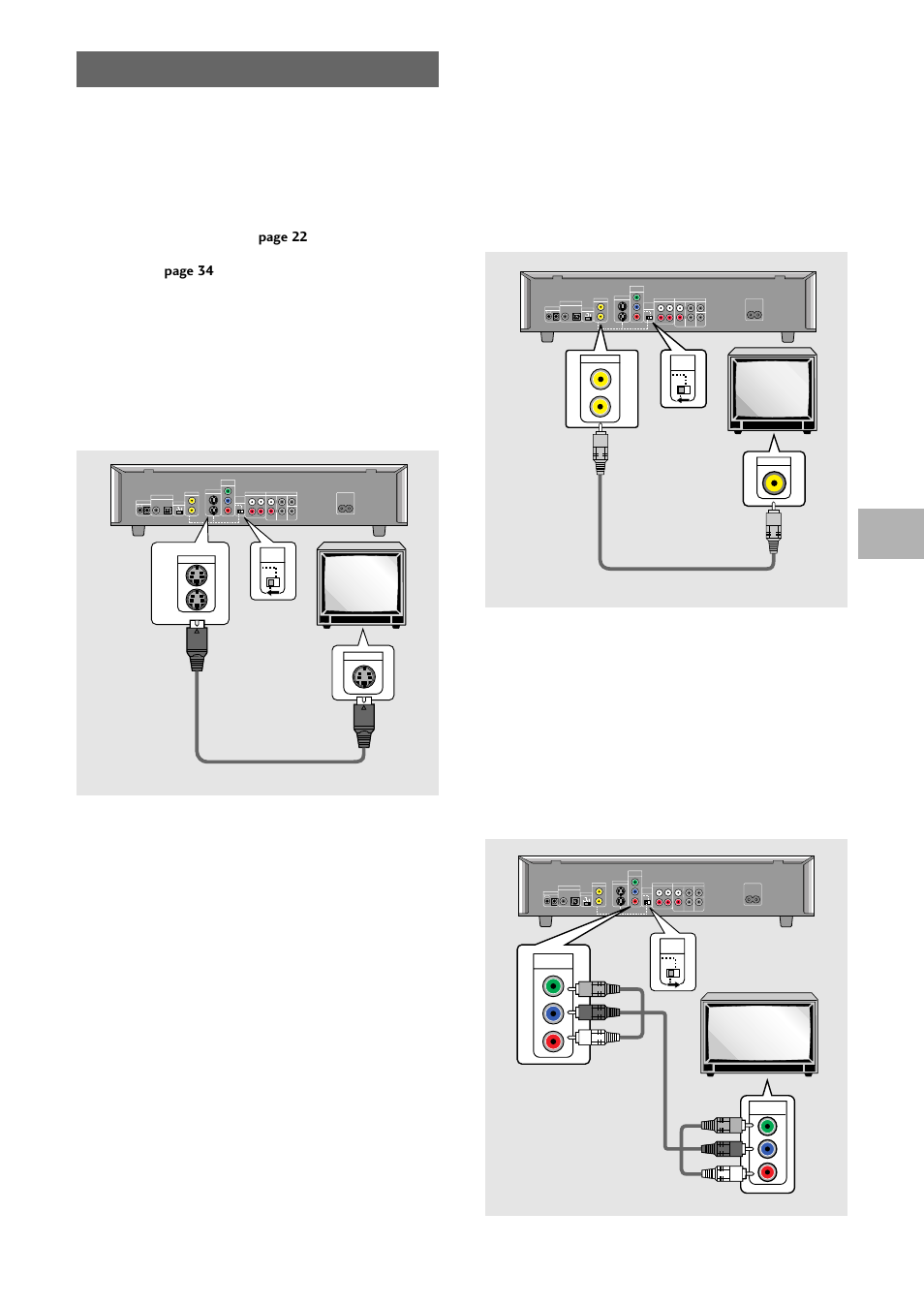 Video connections, Making connections, S-video out | Video out, Component video out, Ntsc pal auto out in, Front sub woofer center tv system, Surround, Ypb pr component video out video out select | Pioneer DV-636D User Manual | Page 19 / 64