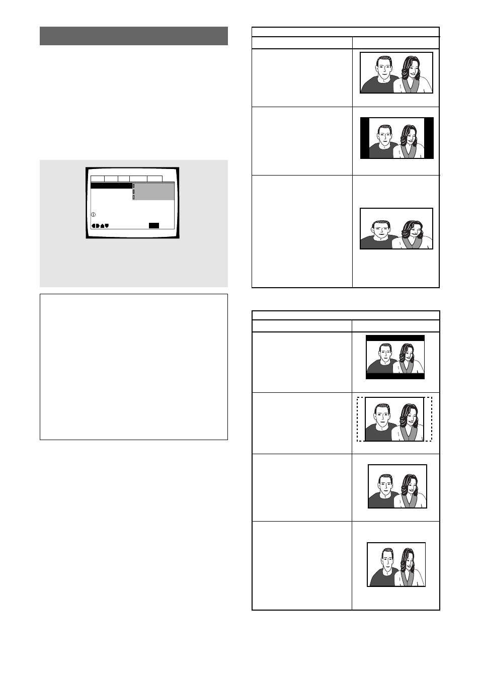 Setting the tv screen size, Differences in screen sizes and dvd formats | Pioneer DV-636D User Manual | Page 34 / 64