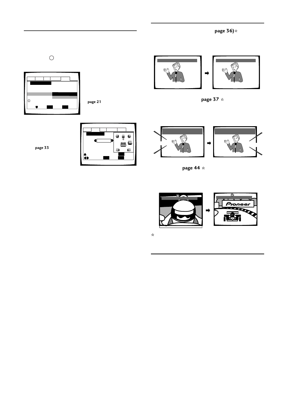 5wide range of dvd viewing options, Energy-saving design, Easy setup and adjustment using on-screen menus | Multi-language subtitles (page 36), Multiple languages (page 37), Multi-angle (page 44), Hello hola | Pioneer DV-636D User Manual | Page 5 / 64