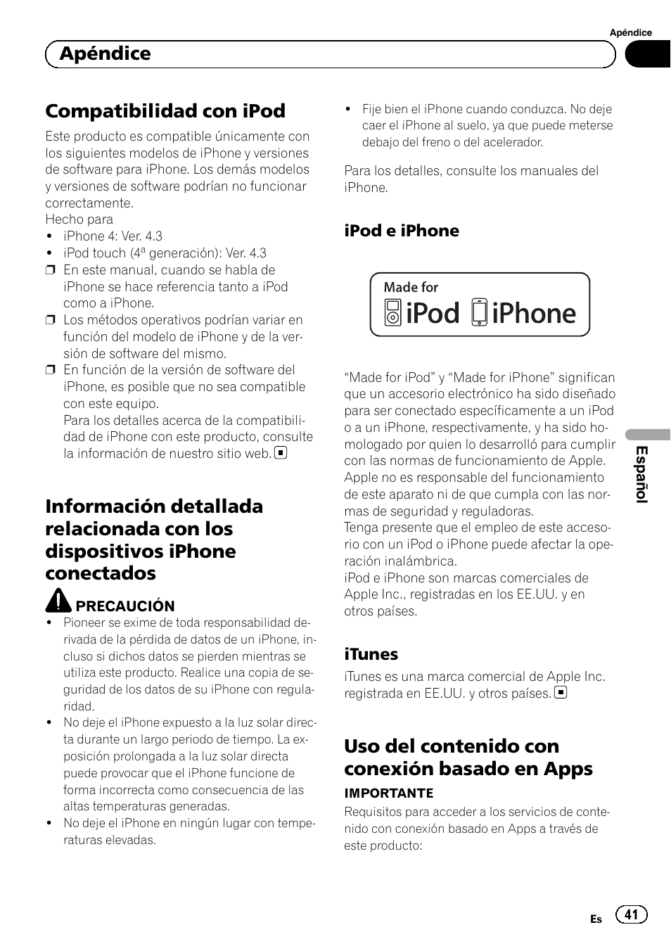 Pioneer SPH-DA01 User Manual | Page 41 / 80