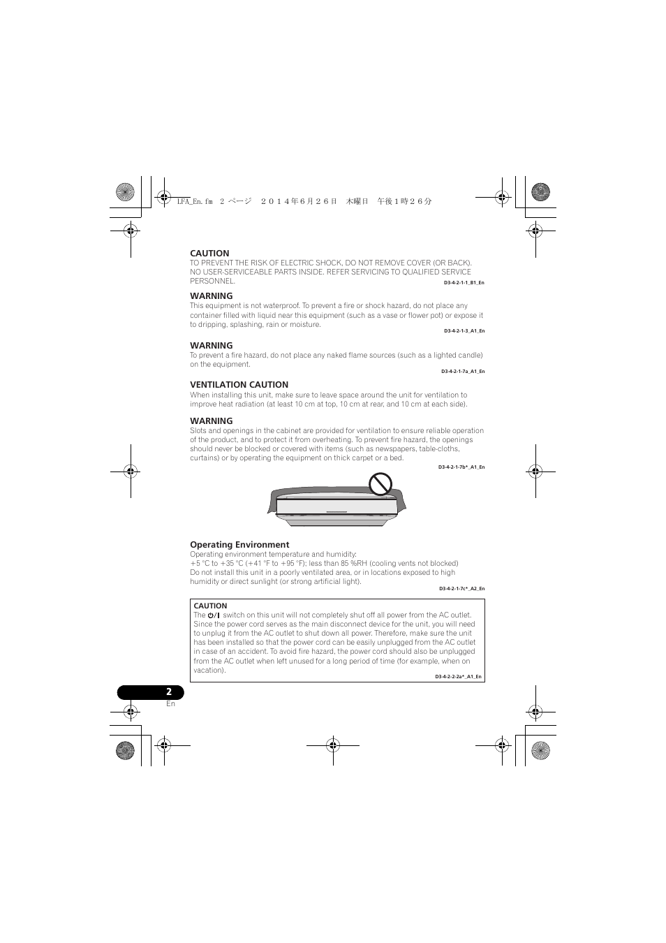 Lfa_en | Pioneer XW-LF3-K User Manual | Page 2 / 92