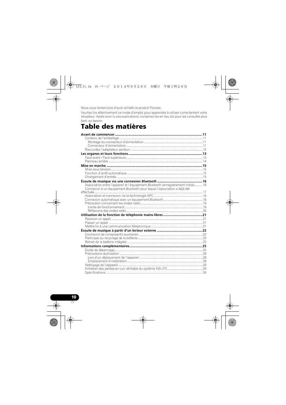 Pioneer XW-LF3-K User Manual | Page 38 / 92