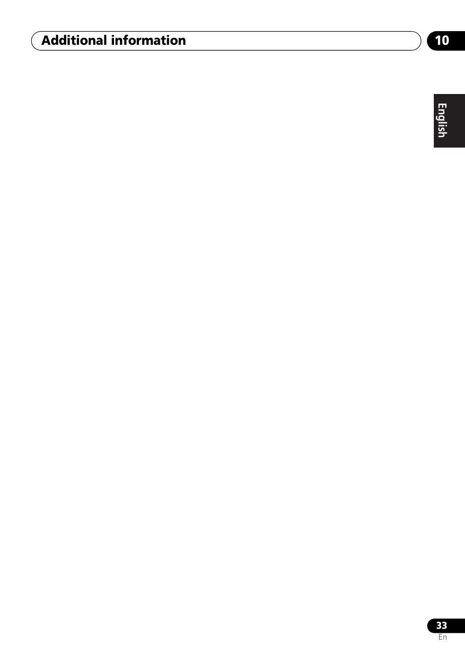 Additional information 10 | Pioneer X-HM21-K User Manual | Page 33 / 228