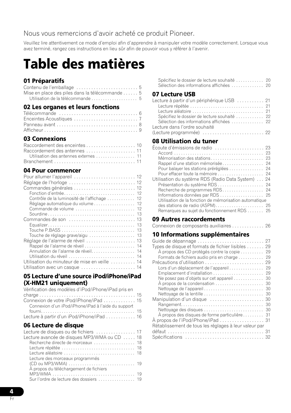 Pioneer X-HM21-K User Manual | Page 36 / 228