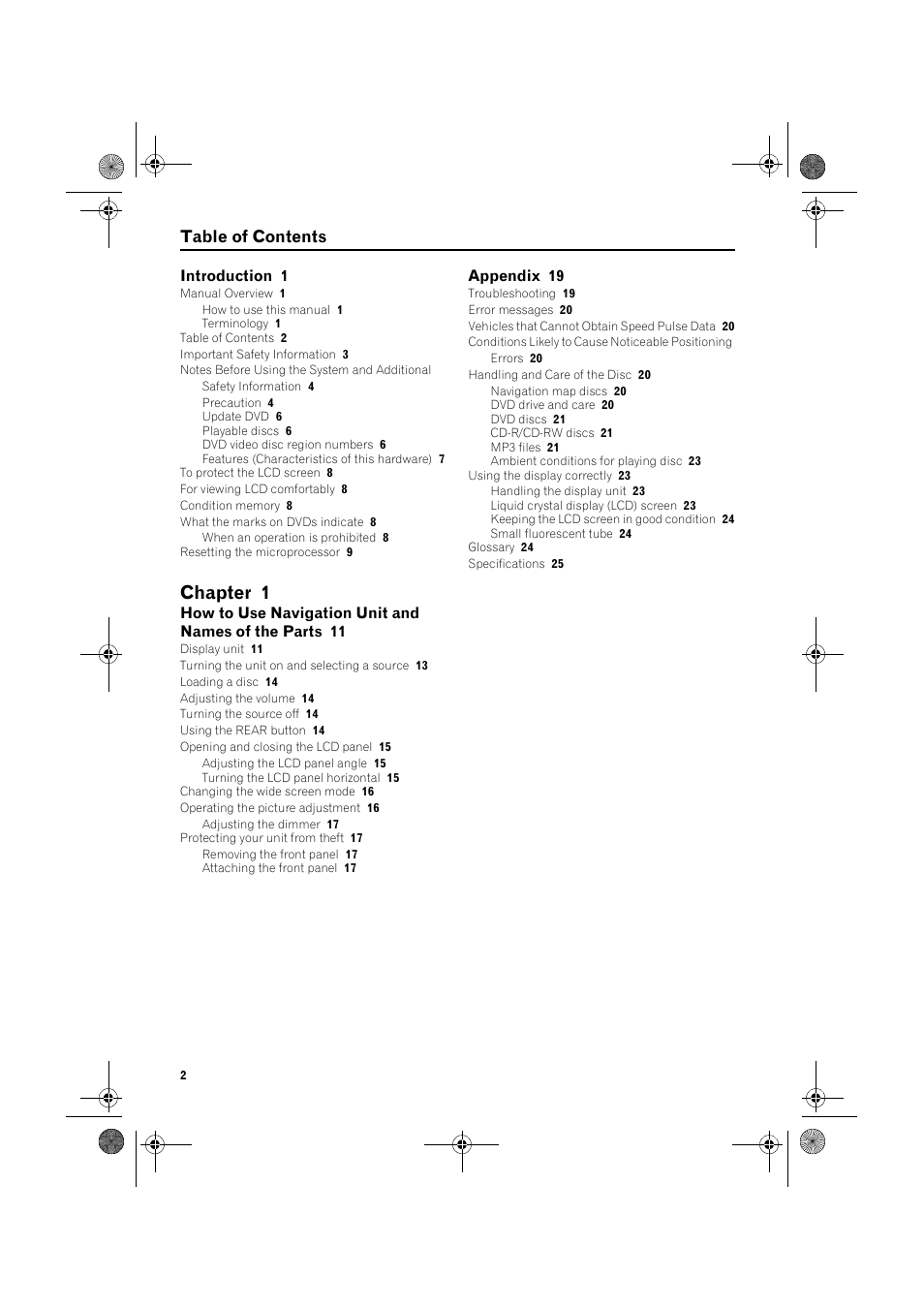 Pioneer AVIC-X1 User Manual | Page 4 / 30