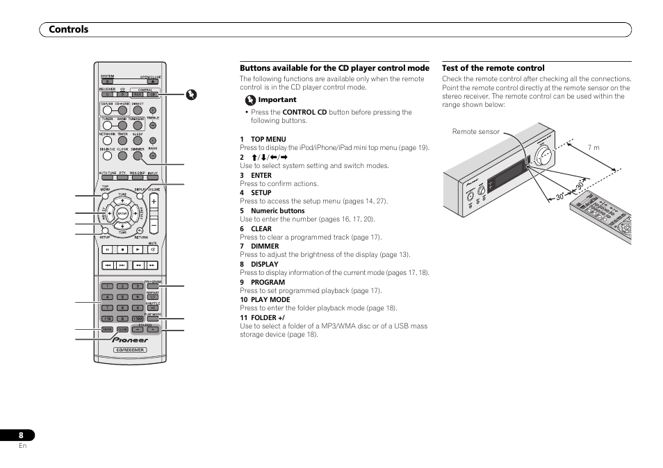 Pioneer P1-S User Manual | Page 8 / 30