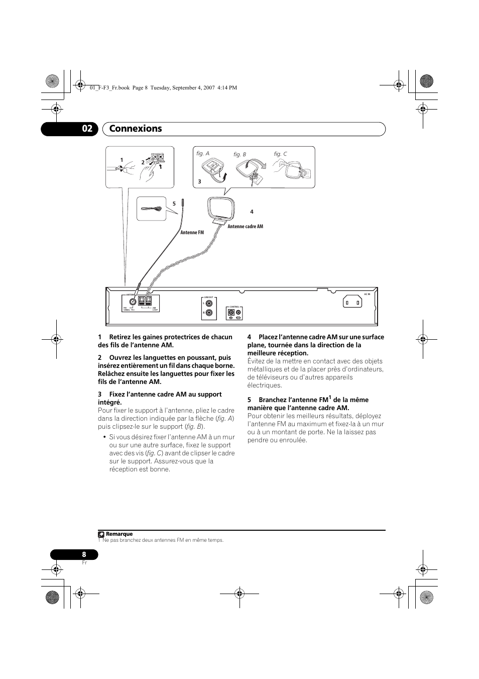 Connexions 02 | Pioneer F-F3-J User Manual | Page 30 / 134
