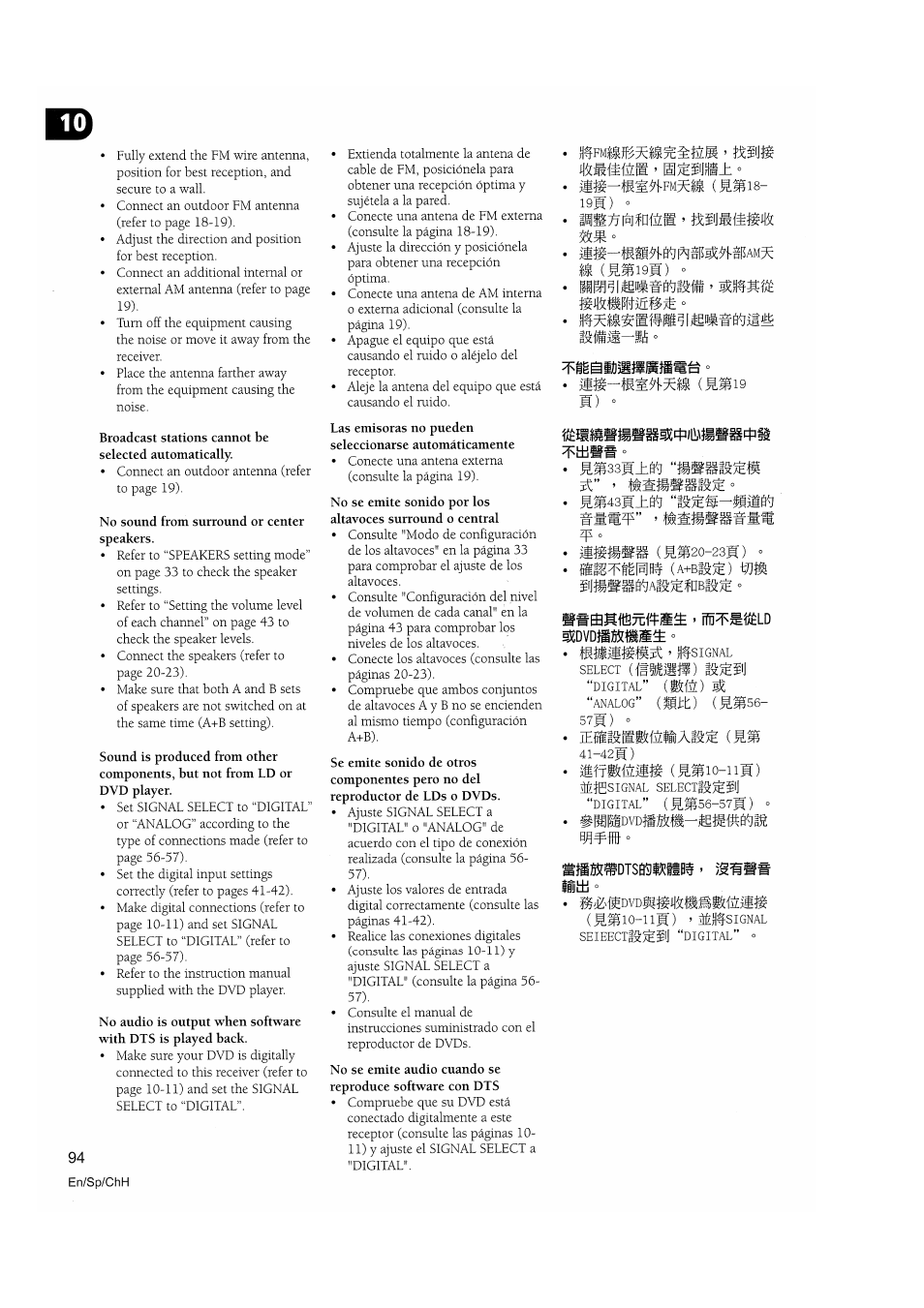 Ii (m®19m), Mmmtmté, Mmi9 | Leíisbsbftfiiféanslís 41-42m), Itítüifiil» (msio-iih), Littí | Pioneer VSX-D810S User Manual | Page 94 / 100
