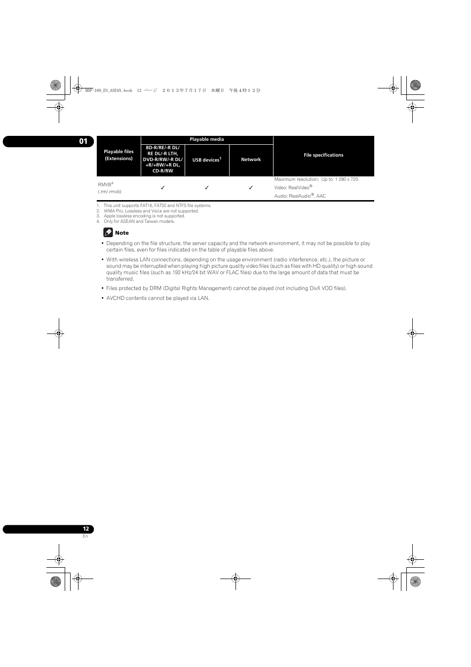 Pioneer BDP-160-K User Manual | Page 12 / 60