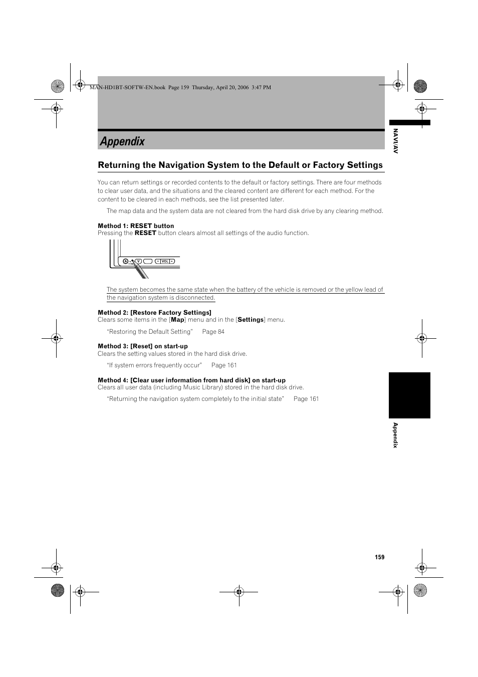 Appendix | Pioneer AVIC-HD1BT User Manual | Page 161 / 192