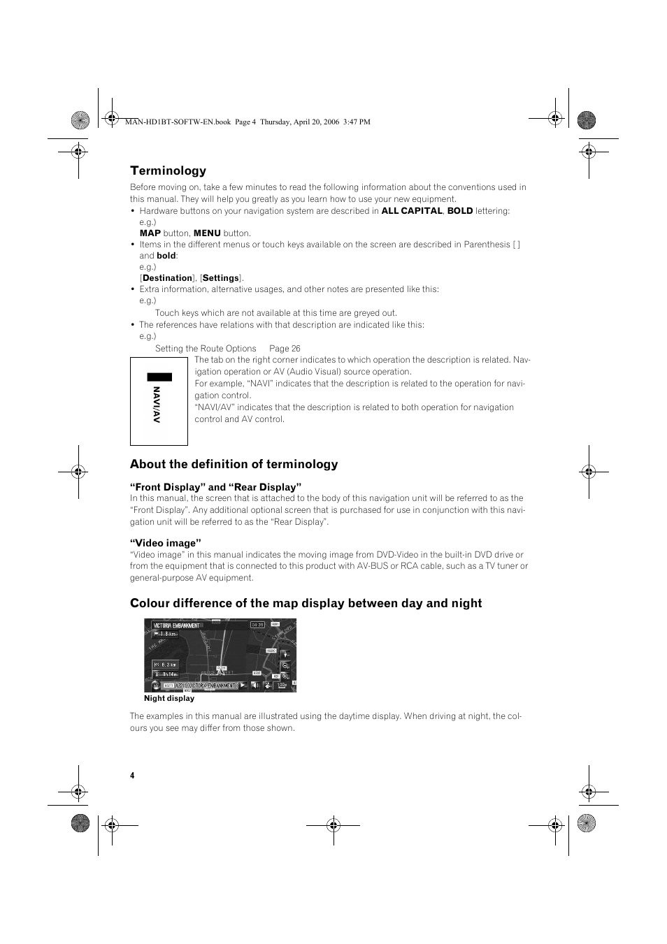 Terminology, About the definition of terminology | Pioneer AVIC-HD1BT User Manual | Page 6 / 192