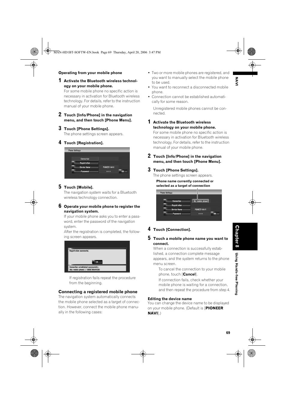 Pioneer AVIC-HD1BT User Manual | Page 71 / 192