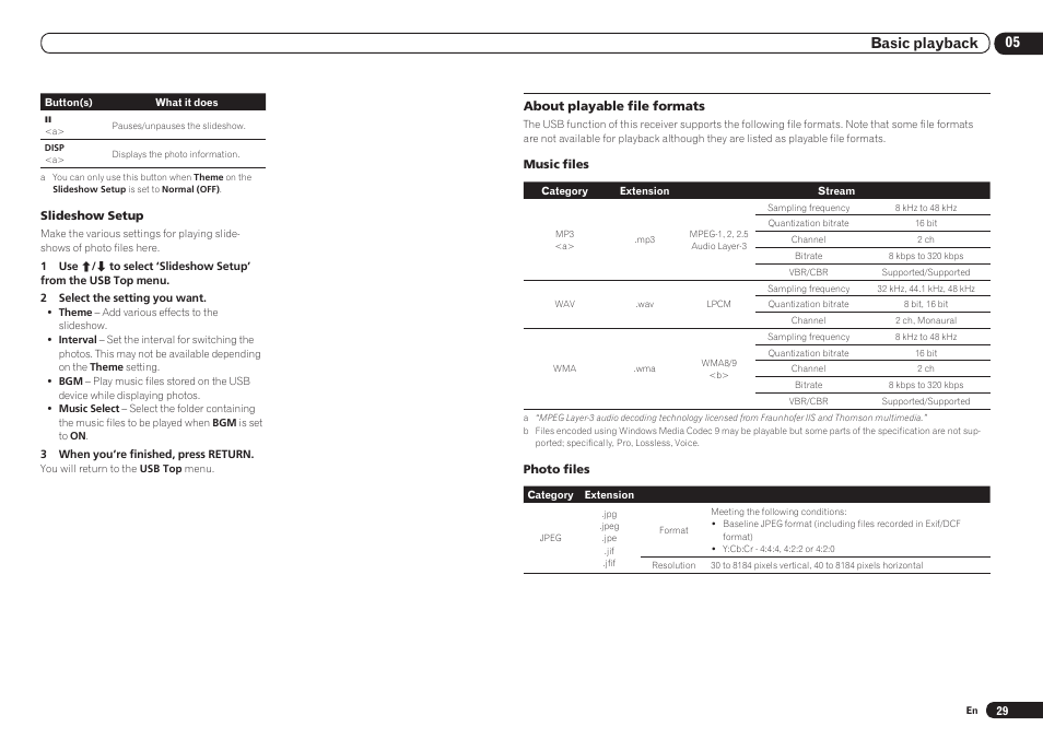 05 basic playback | Pioneer VSX-921 User Manual | Page 29 / 92