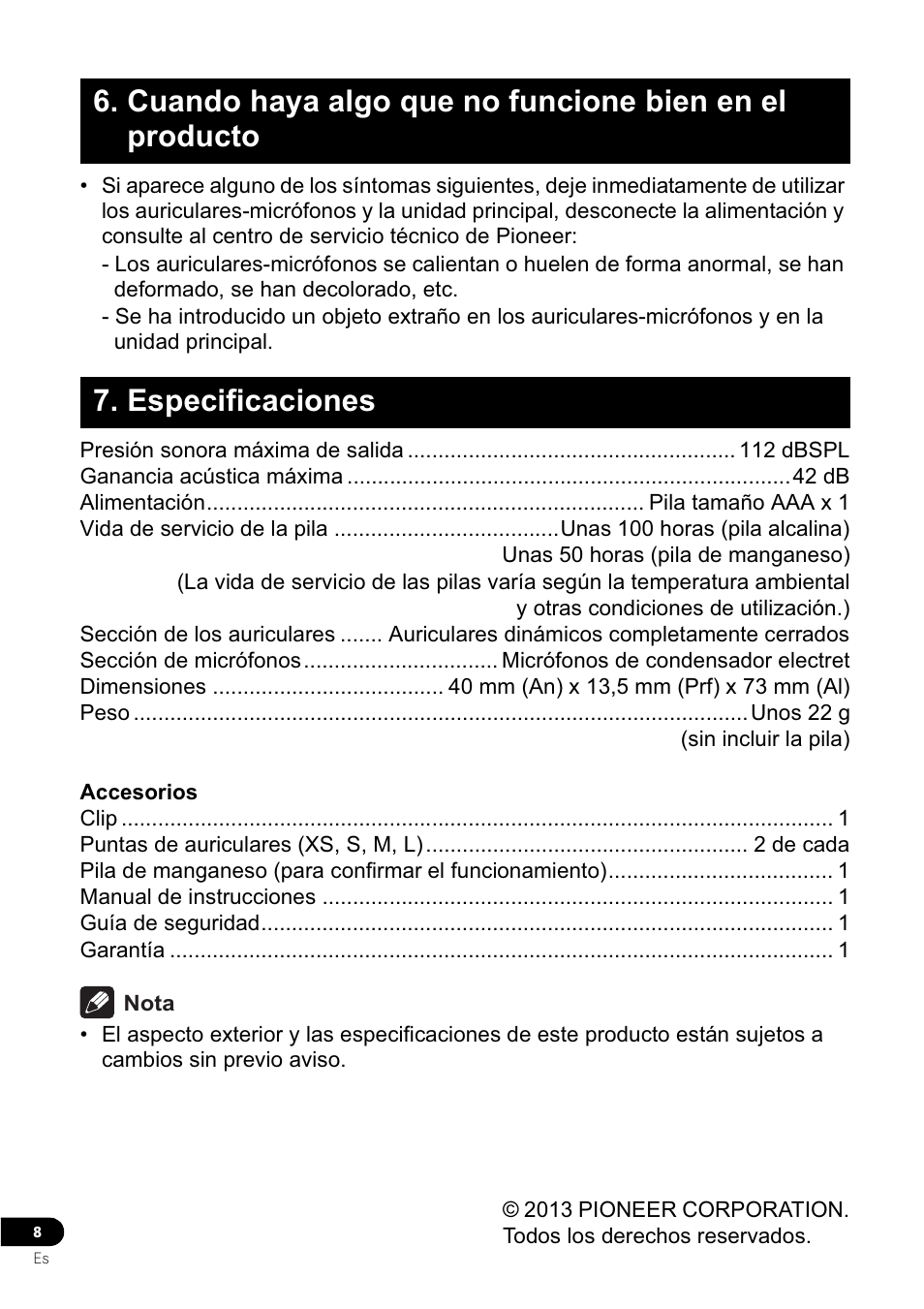 Pioneer VMR-M770 User Manual | Page 24 / 52