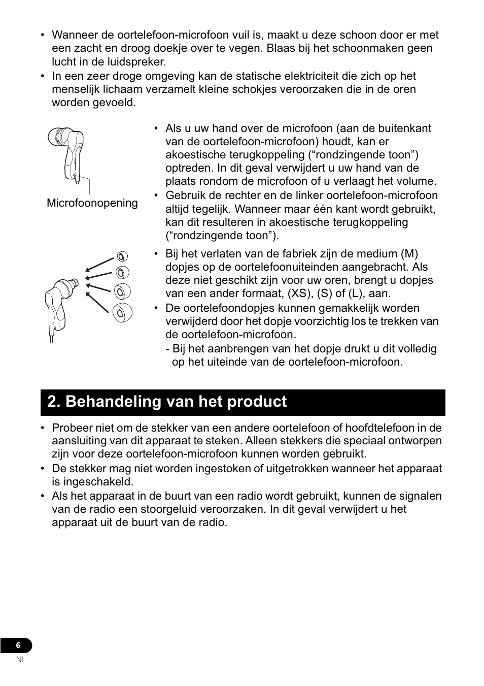 Behandeling van het product | Pioneer VMR-M770 User Manual | Page 46 / 52