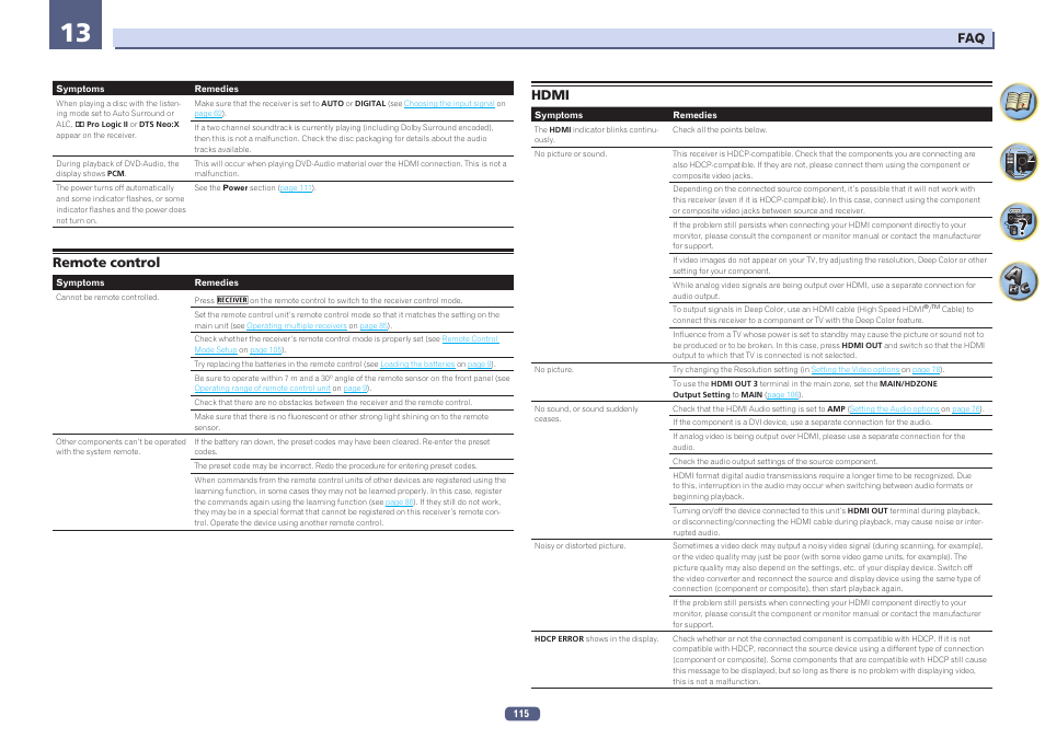 Remote control hdmi | Pioneer SC-LX77-K User Manual | Page 115 / 139