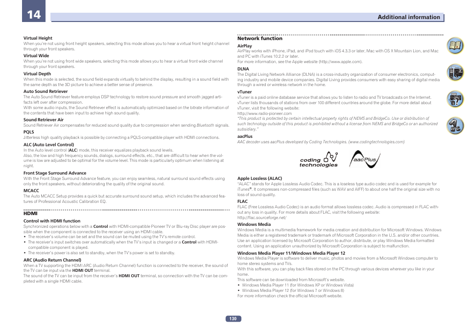 Pioneer SC-LX77-K User Manual | Page 130 / 139