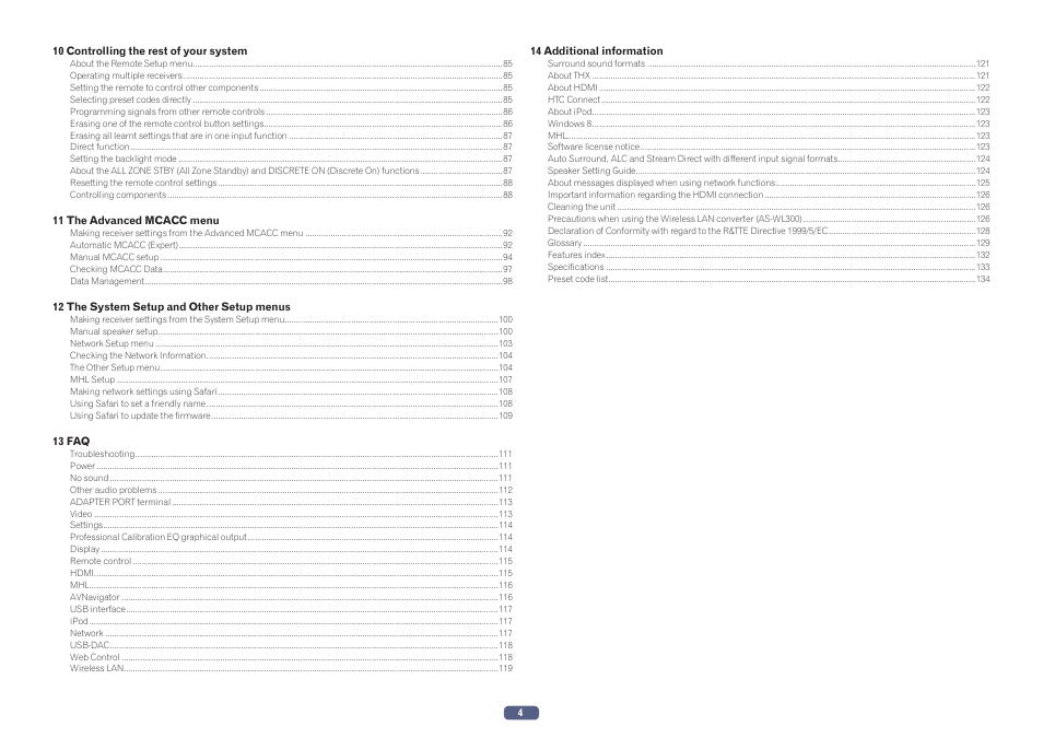 Pioneer SC-LX77-K User Manual | Page 4 / 139