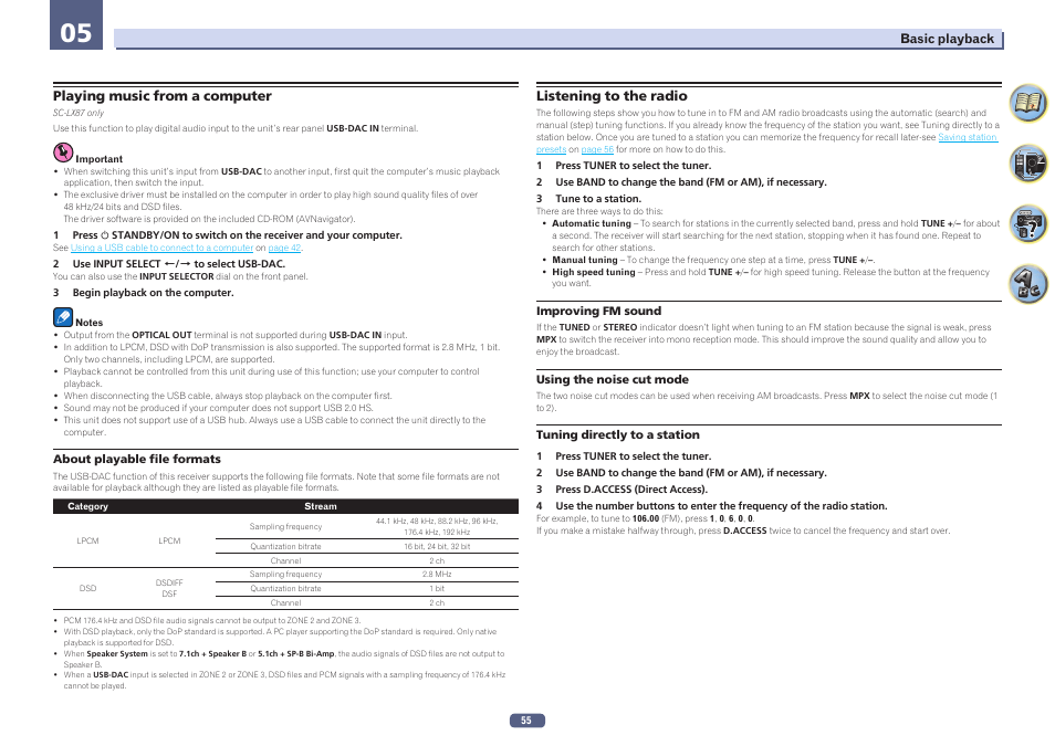 Pioneer SC-LX77-K User Manual | Page 55 / 139