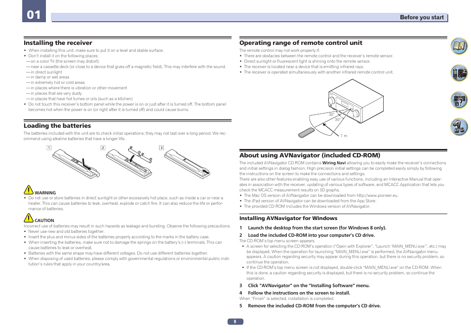 Pioneer SC-LX77-K User Manual | Page 9 / 139
