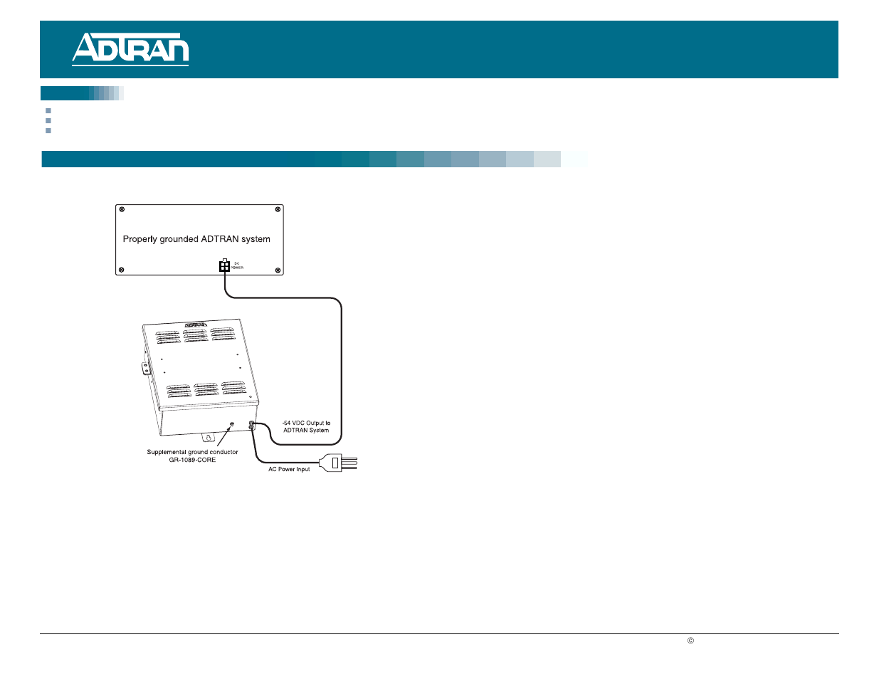 Battery backup unit (l4) | ADTRAN Battery Backup Unit (L4) User Manual | Page 2 / 2