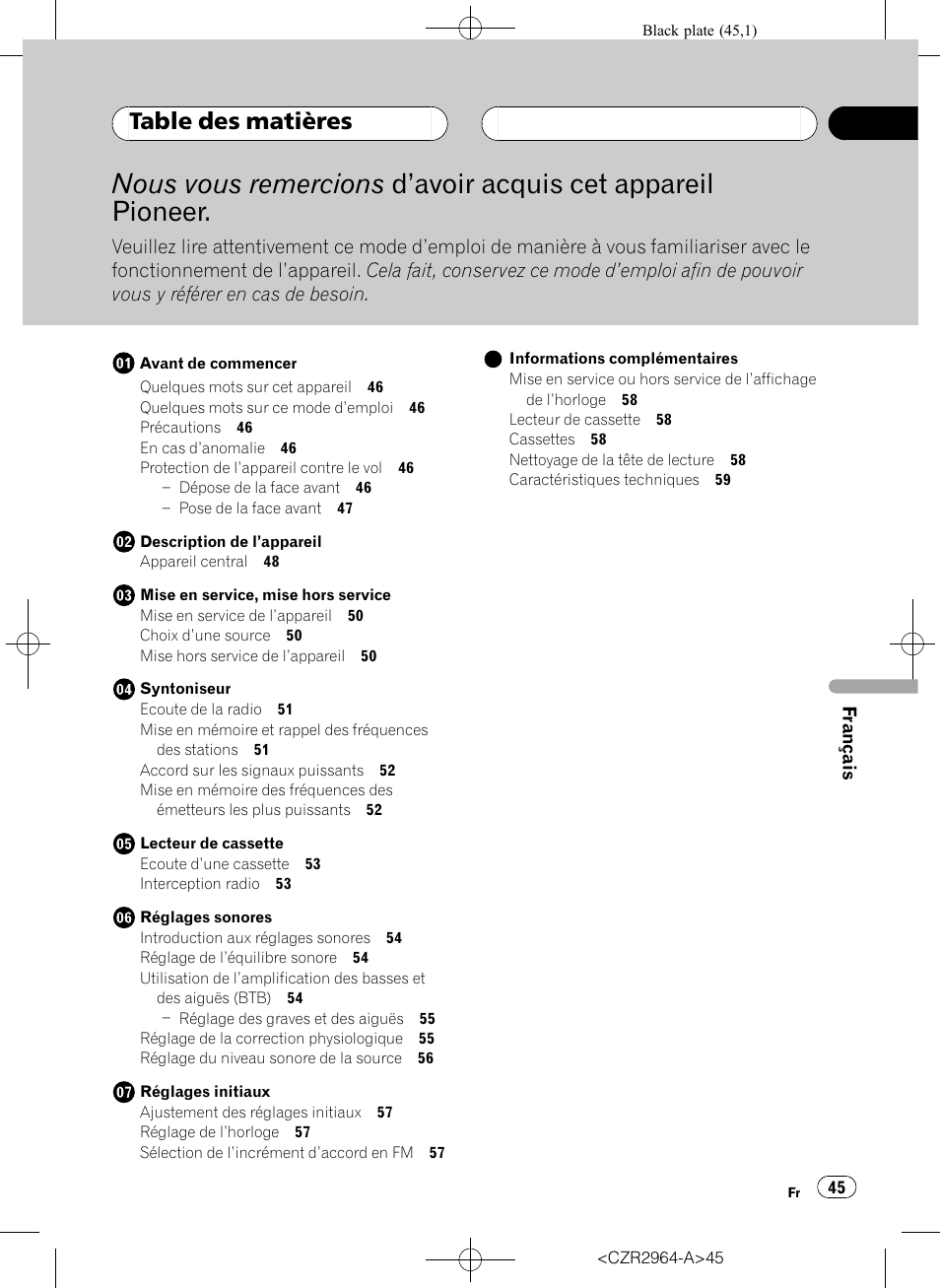 Pioneer KEH-1033 User Manual | Page 45 / 92