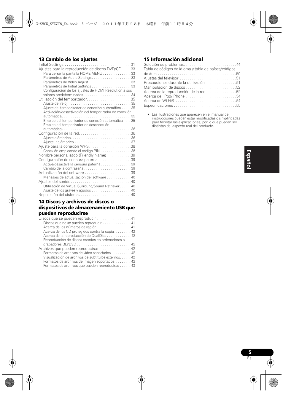 English français español | Pioneer X-SMC5-K User Manual | Page 113 / 168