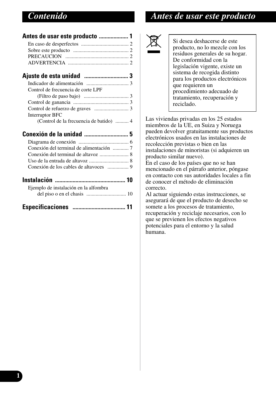 Pioneer GM-7200M User Manual | Page 14 / 85