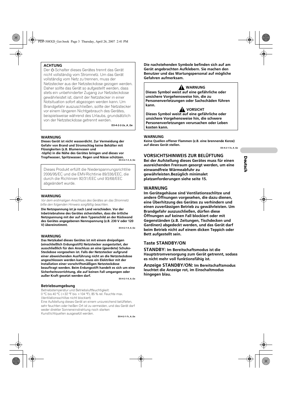 Pioneer PDP-428XD User Manual | Page 175 / 260