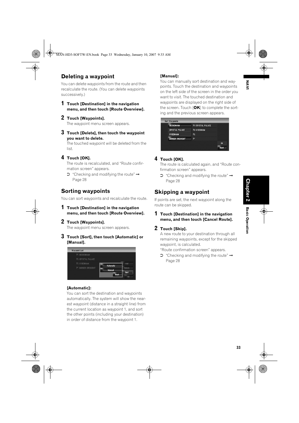 Pioneer AVIC-HD3 User Manual | Page 35 / 202