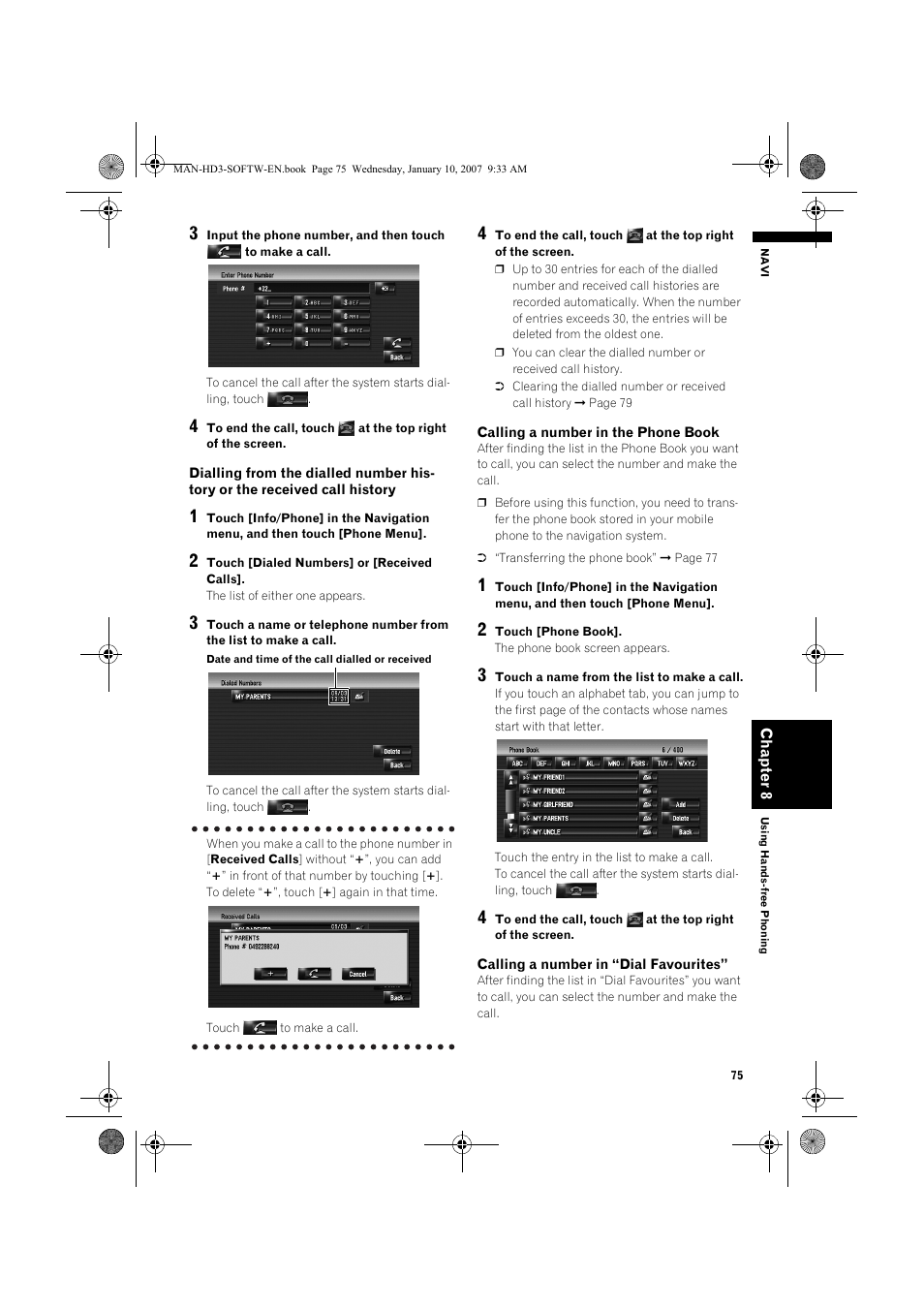 Pioneer AVIC-HD3 User Manual | Page 77 / 202