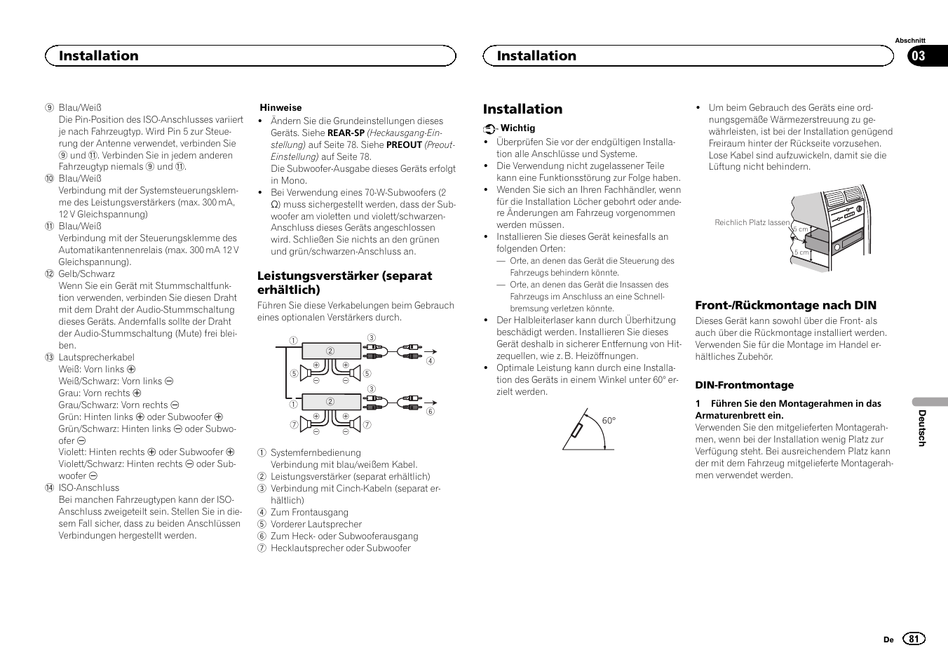 Installation | Pioneer MVH-1400UB User Manual | Page 81 / 124