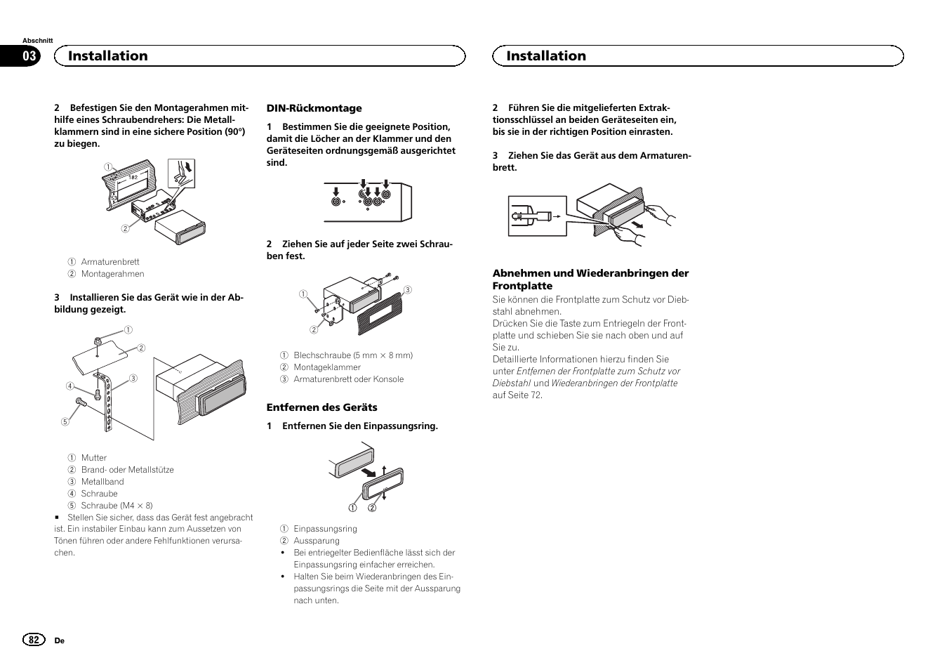 Installation | Pioneer MVH-1400UB User Manual | Page 82 / 124