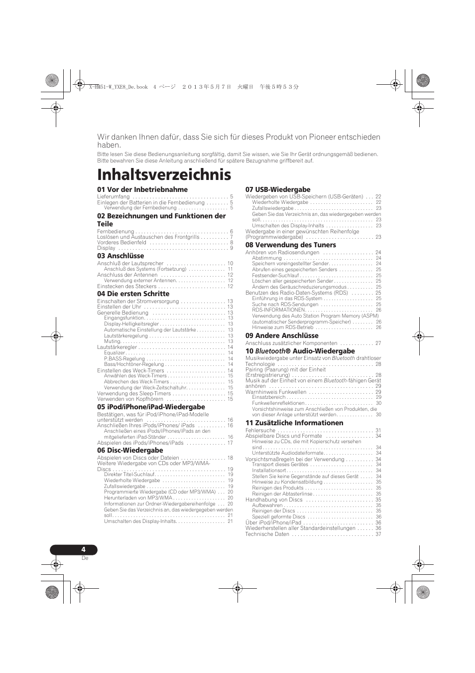 Pioneer X-HM51-W User Manual | Page 76 / 220