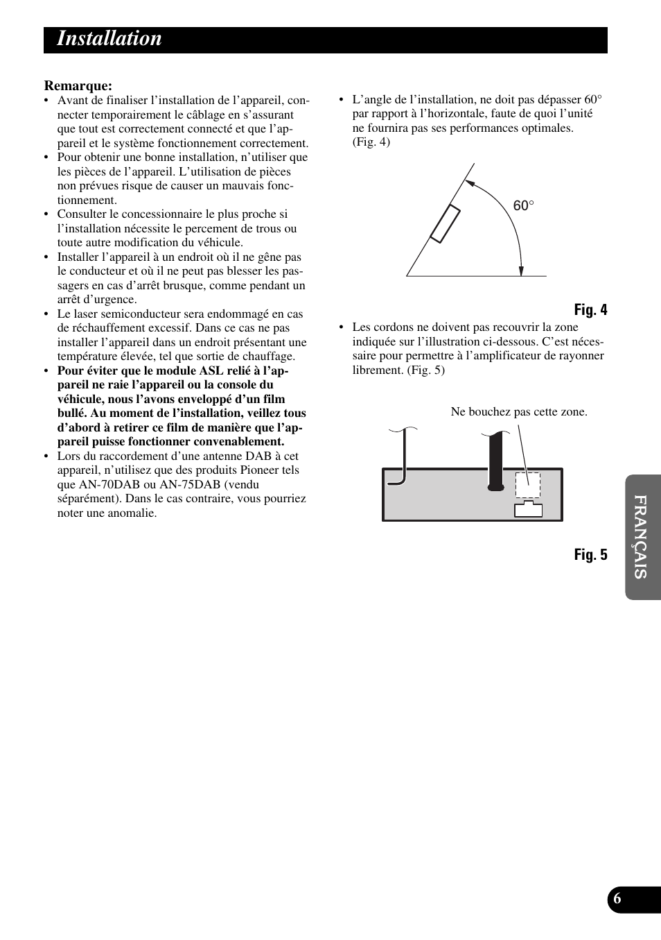 Installation | Pioneer DEH-P90DAB User Manual | Page 37 / 64