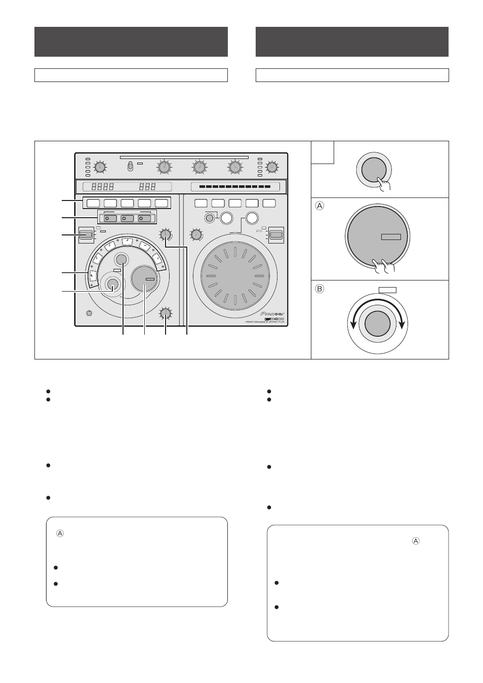 Beat effect, Étage d’effets de mesure, Operations | Modes d’utilisation, Manual bpm input using the tap button ( a ), Tap mix depth time, Drb1236> en/fr, Time | Pioneer Efx-500 User Manual | Page 20 / 80