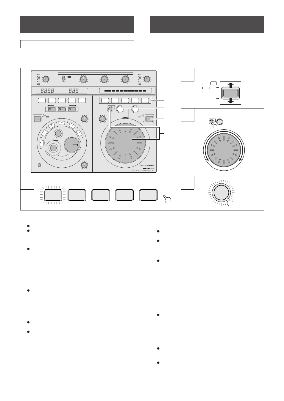 Mémoire de molette pas-à-pas, Operations, Modes d’utilisation | Drb1236> en/fr, Digital jog break play | Pioneer Efx-500 User Manual | Page 24 / 80