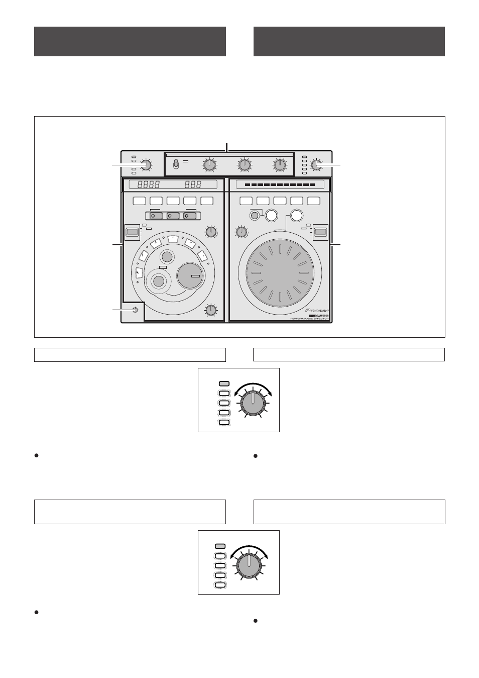 Bedienungsverfahren, Funzionamento, Einstellen des eingangspegels | Einstellen des effektausgangspegels, Regolazione del livello di ingresso, Regolazione del livello dell’effetto in uscita, Isolator-teil sezione di isolamento (isolator), Drb1236> ge/it, Input level, Effect out lev | Pioneer Efx-500 User Manual | Page 44 / 80