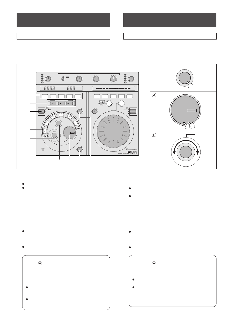 Beat-effekt, Effetti di battimento, Bedienungsverfahren | Funzionamento, Manuelle bpm-eingabe über tap/shift- taste ( a ), Tap mix depth time, Drb1236> ge/it, Midi, Time | Pioneer Efx-500 User Manual | Page 46 / 80