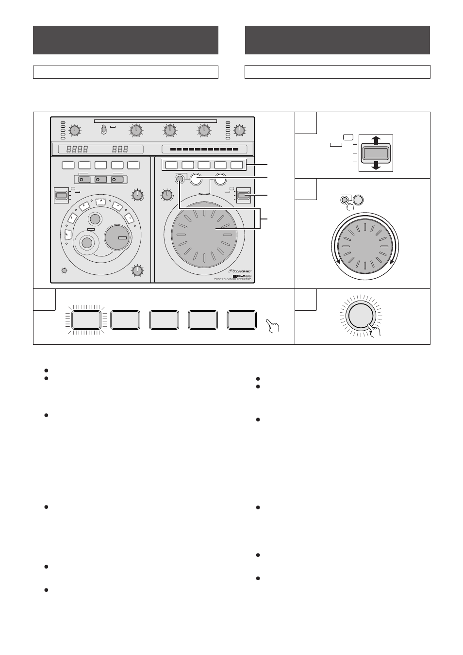 Jog-geheugen, Memoria del mando de lanzadera, Bediening | Operaciones, Drb1236> du/sp, Digital jog break play | Pioneer Efx-500 User Manual | Page 76 / 80